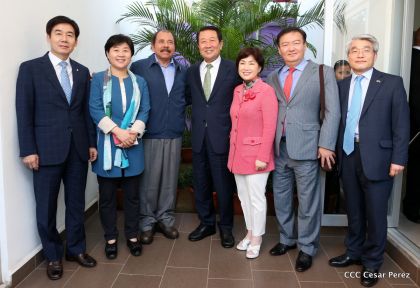 Presidente Daniel recibe al Vicepresidente del Parlamento de la República de Corea