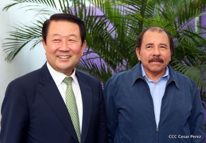 Presidente Daniel recibe al Vicepresidente del Parlamento de la República de Corea