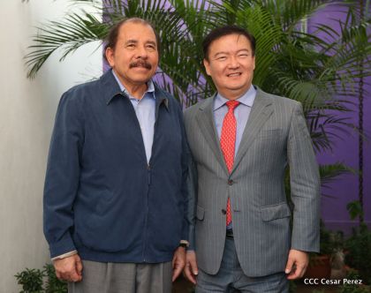 Presidente Daniel recibe al Vicepresidente del Parlamento de la República de Corea