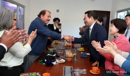 Presidente Daniel recibe al Vicepresidente del Parlamento de la República de Corea