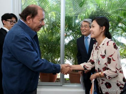 Presidente Daniel recibe al Vicepresidente del Parlamento de la República de Corea