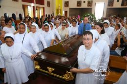 Despiden a Sor Emilia Rachela