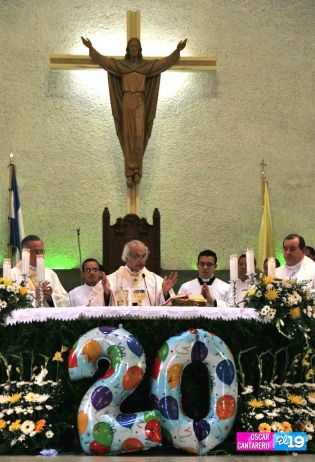 Misa por 20 Años de la Catedral de Managua