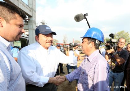 Presidente Daniel recorre obras del nuevo Estadio Nacional ”Denis Martínez" y el Polideportivo "Alexis Argüello"