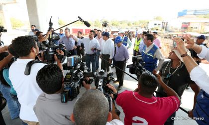 Presidente Daniel recorre obras del nuevo Estadio Nacional ”Denis Martínez" y el Polideportivo "Alexis Argüello"