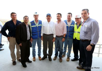 Presidente Daniel recorre obras del nuevo Estadio Nacional ”Denis Martínez" y el Polideportivo "Alexis Argüello"