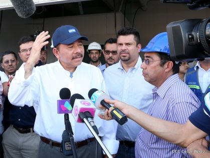 Presidente Daniel recorre obras del nuevo Estadio Nacional ”Denis Martínez" y el Polideportivo "Alexis Argüello"