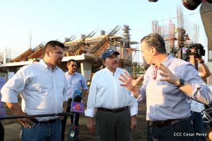 Presidente Daniel recorre obras del nuevo Estadio Nacional ”Denis Martínez" y el Polideportivo "Alexis Argüello"