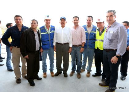 Presidente Daniel recorre obras del nuevo Estadio Nacional ”Denis Martínez" y el Polideportivo "Alexis Argüello"
