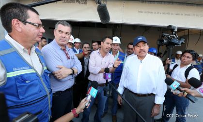 Presidente Daniel recorre obras del nuevo Estadio Nacional ”Denis Martínez" y el Polideportivo "Alexis Argüello"