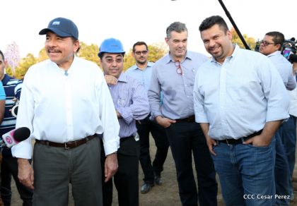 Presidente Daniel recorre obras del nuevo Estadio Nacional ”Denis Martínez" y el Polideportivo "Alexis Argüello"
