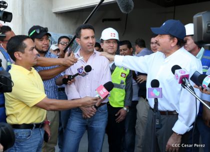 Presidente Daniel recorre obras del nuevo Estadio Nacional ”Denis Martínez" y el Polideportivo "Alexis Argüello"