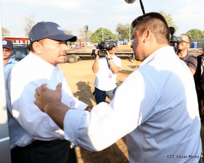 Presidente Daniel recorre obras del nuevo Estadio Nacional ”Denis Martínez" y el Polideportivo "Alexis Argüello"