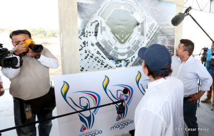 Presidente Daniel recorre obras del nuevo Estadio Nacional ”Denis Martínez" y el Polideportivo "Alexis Argüello"