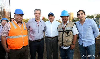 Presidente Daniel recorre obras del nuevo Estadio Nacional ”Denis Martínez" y el Polideportivo "Alexis Argüello"