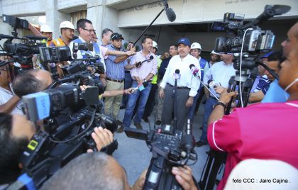 Presidente Daniel recorre obras del nuevo Estadio Nacional ”Denis Martínez" y el Polideportivo "Alexis Argüello"
