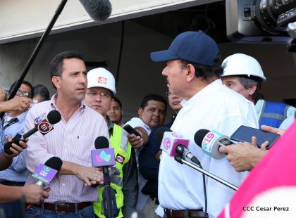 Presidente Daniel recorre obras del nuevo Estadio Nacional ”Denis Martínez" y el Polideportivo "Alexis Argüello"