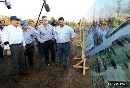 Presidente Daniel recorre obras del nuevo Estadio Nacional ”Denis Martínez" y el Polideportivo "Alexis Argüello"