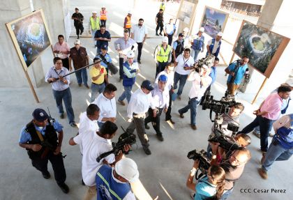 Presidente Daniel recorre obras del nuevo Estadio Nacional ”Denis Martínez" y el Polideportivo "Alexis Argüello"