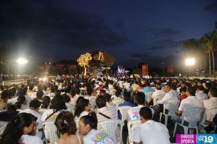 Homenaje a Hugo Chávez en Managua