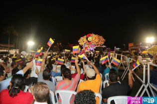 Homenaje a Hugo Chávez en Managua