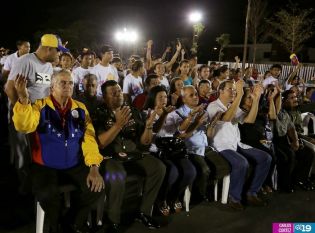 Homenaje a Hugo Chávez en Managua