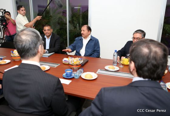 Presidente Daniel sostiene encuentro con Directores del BID