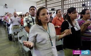 Cardenal Miguel oficia Misa por la Paz