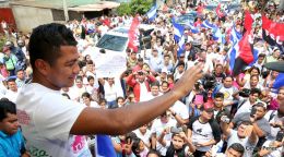  Así fue la llegada del verdadero Campeón a Nicaragua 