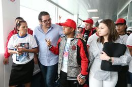  Así fue la llegada del verdadero Campeón a Nicaragua 