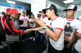  Así fue la llegada del verdadero Campeón a Nicaragua 