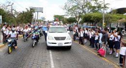  Así fue la llegada del verdadero Campeón a Nicaragua 