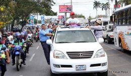  Así fue la llegada del verdadero Campeón a Nicaragua 