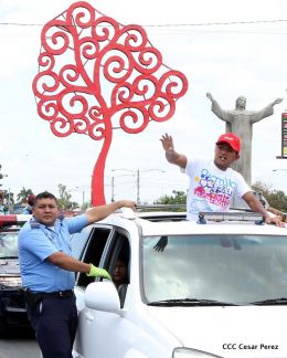  Así fue la llegada del verdadero Campeón a Nicaragua 
