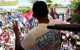  Así fue la llegada del verdadero Campeón a Nicaragua 