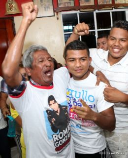  Así fue la llegada del verdadero Campeón a Nicaragua 