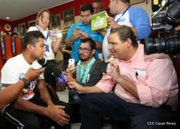  Así fue la llegada del verdadero Campeón a Nicaragua 