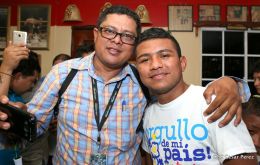  Así fue la llegada del verdadero Campeón a Nicaragua 