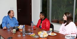 Presidente Daniel se reune con el Campeón Román “Chocolatito” González