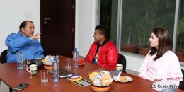 Presidente Daniel se reune con el Campeón Román “Chocolatito” González