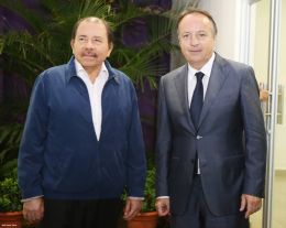 Encuentro del Presidente Daniel Ortega con el Enviado Especial del Presidente de Francia