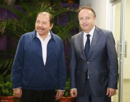 Encuentro del Presidente Daniel Ortega con el Enviado Especial del Presidente de Francia