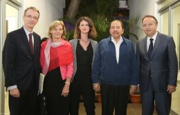 Encuentro del Presidente Daniel Ortega con el Enviado Especial del Presidente de Francia