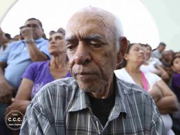 Así fue la bajada de la venerada Imágen de la Sangre de Cristo