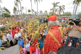 Domingo de Ramos en la Catedral de Managua