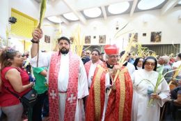 Domingo de Ramos en la Catedral de Managua