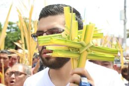 Domingo de Ramos en la Catedral de Managua