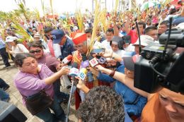Domingo de Ramos en la Catedral de Managua
