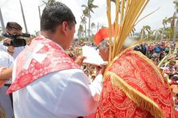 Domingo de Ramos en la Catedral de Managua