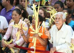 Domingo de Ramos en la Catedral de Managua